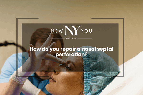 How do you repair a nasal septal perforation?