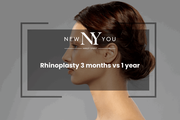 Rhinoplasty 3 months vs 1 year