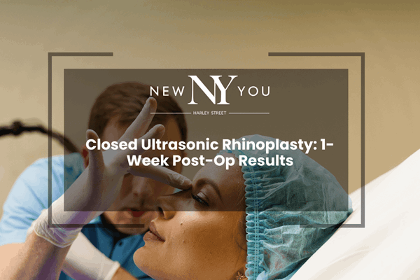 Closed Ultrasonic Rhinoplasty: 1-Week Post-Op Results